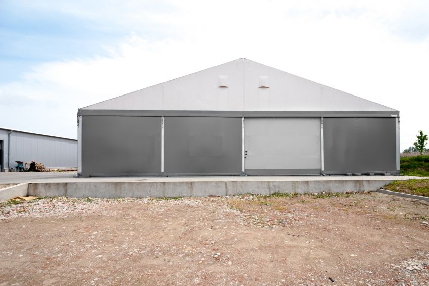 3. Hala namiotowa z PCV od Protan Elmark. 15m x 40m x 4,5m