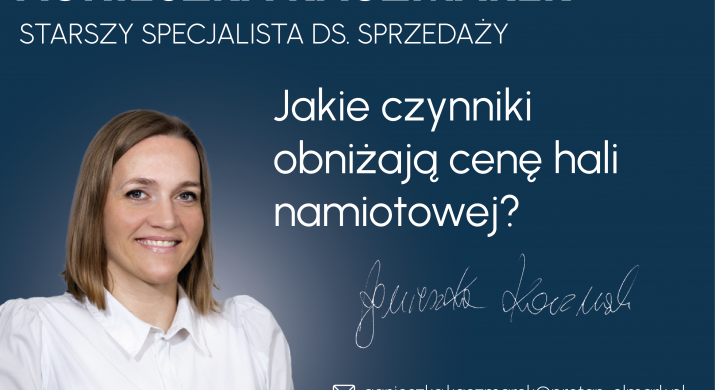 Jakie czynniki obniżają cenę hali namiotowej?